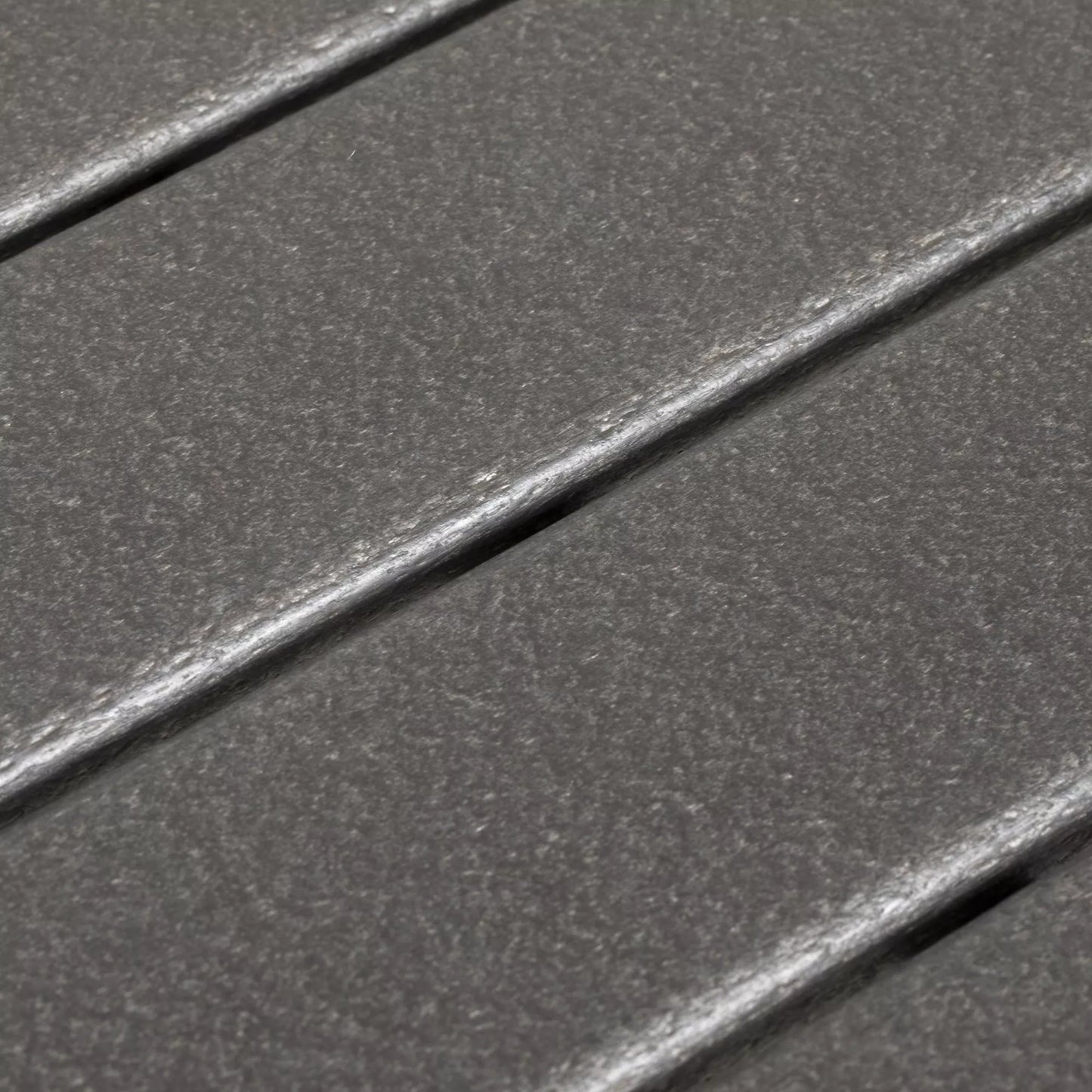 Lauko stalas Sodo stalas Svetainės stalas, atsparus oro sąlygoms, modernaus dizaino, 90 x 90 x 75 cm, tamsiai pilkos spalvos