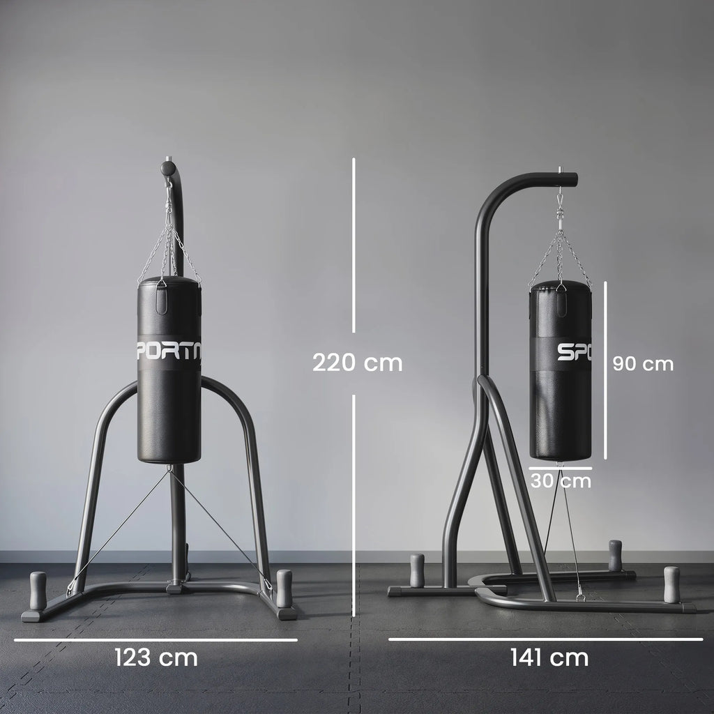 Stovo aukščio variantai 220 cm ir 141 cm pavaizduoti šalia vienas kito