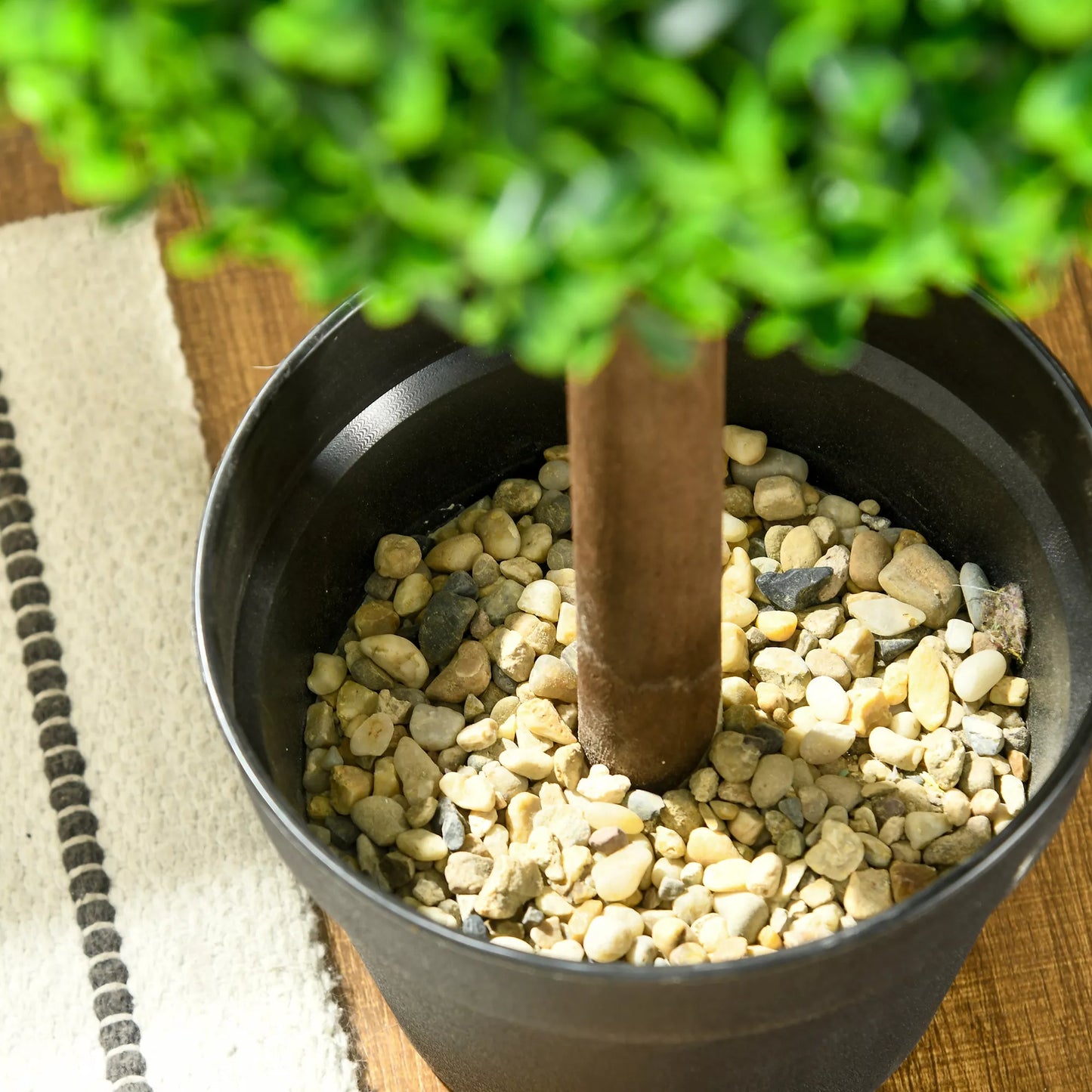 Dirbtiniai augalai, 2 vnt. buksmedžių rinkinys, 90 cm, dirbtinis augalas, dekoratyvinis augalas vidaus ir lauko sąlygoms, žalias