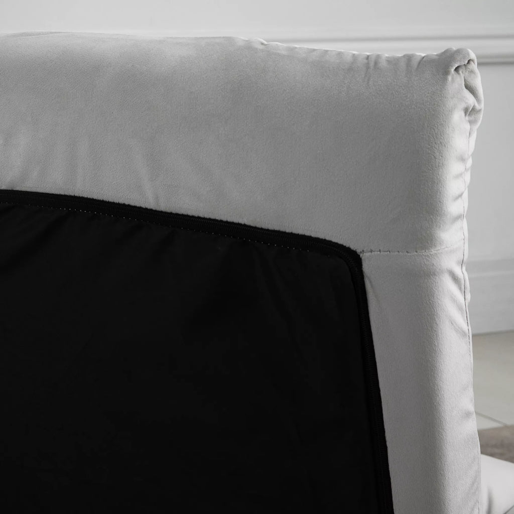 Sulenkiama grindinė kėdė su atlošo reguliavimo funkcija, paminkštinta poilsio kėdė TV žiūrėjimui, skaitymui, meditacijos kėdė "Lazy Sofa" skaitymo fotelis meditacijai namuose, pilka