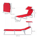Techninė schema su gulto matmenimis: sulankstyto dydis 71x58x10,5 cm, išskleisto ilgis 187 cm, aukštis 77 cm.