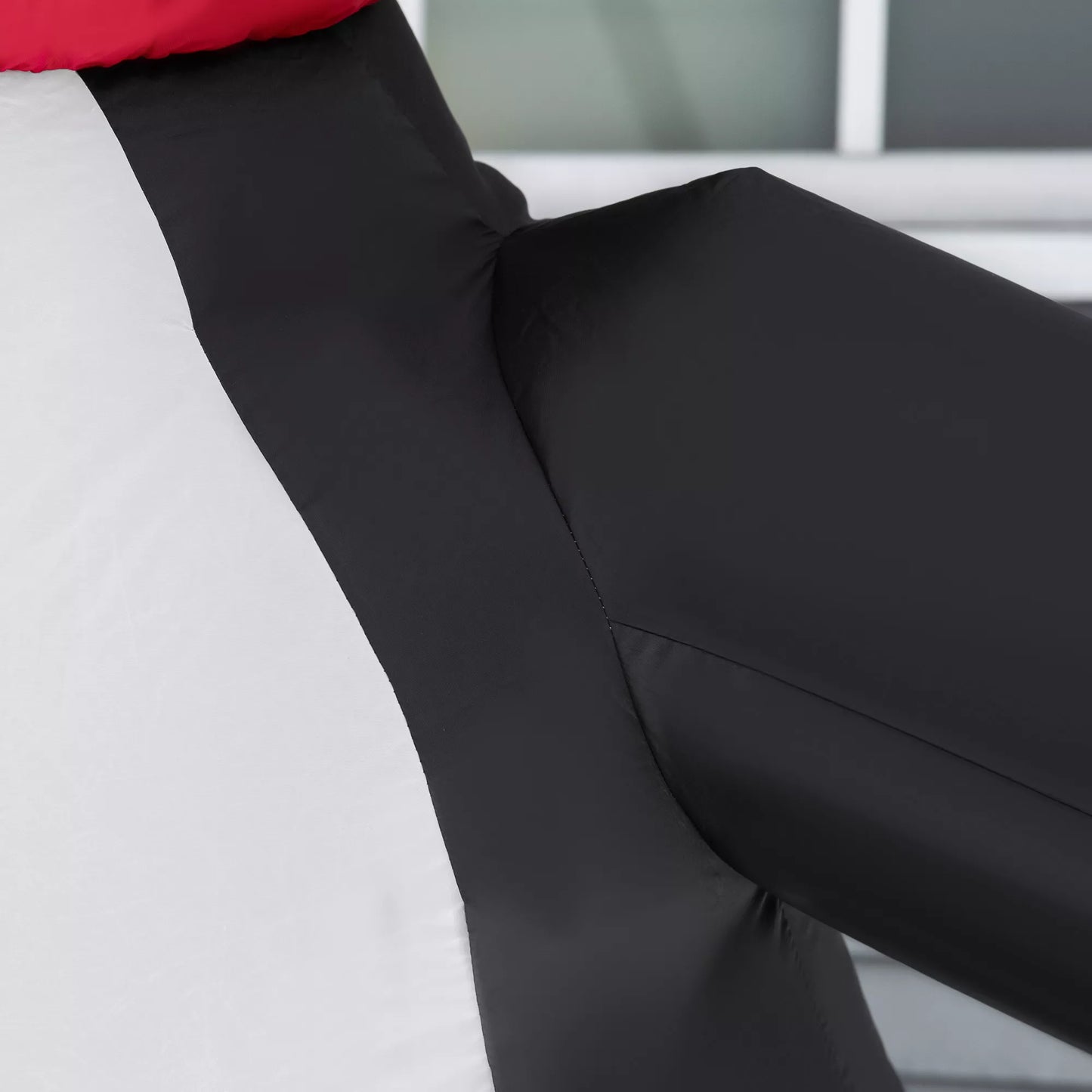 Pripučiamas kalėdinis dekoras, 2,5 m pripučiamas kalėdinis pingvinas su 3 LED lemputėmis, 162 x 100 x 250 cm, daugiaspalvis