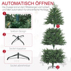 Automatinio išskleidimo infografika su sulankstomu pagrindu