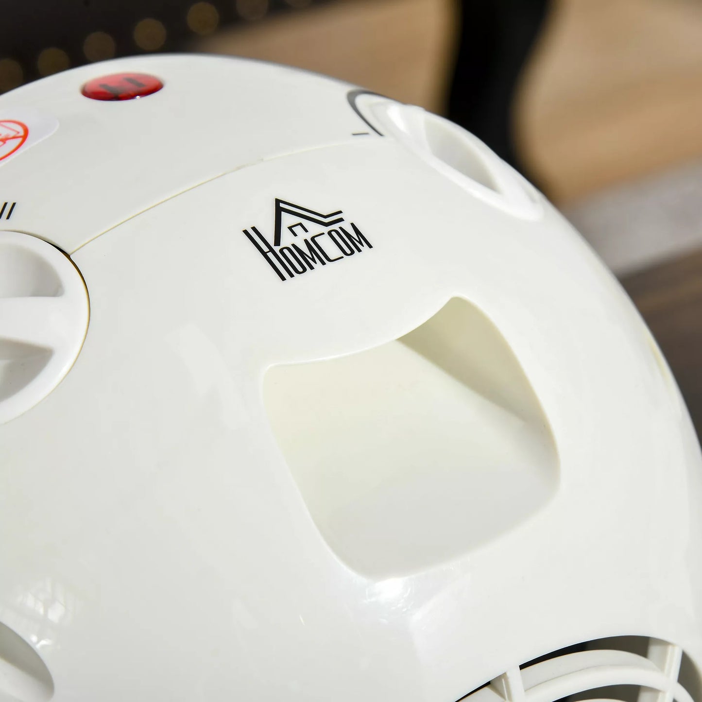 Elektrinis šildytuvas, ventiliatorius, šildytuvas, šildymo prietaisas, šiluma 900W/1500W Plastikas Baltas+Juodas 22 x 18,5 x 21 cm