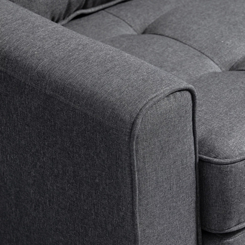 Miegamoji sofa su patalynės dėže, pilka, 147,5 x 75 x 85 cm