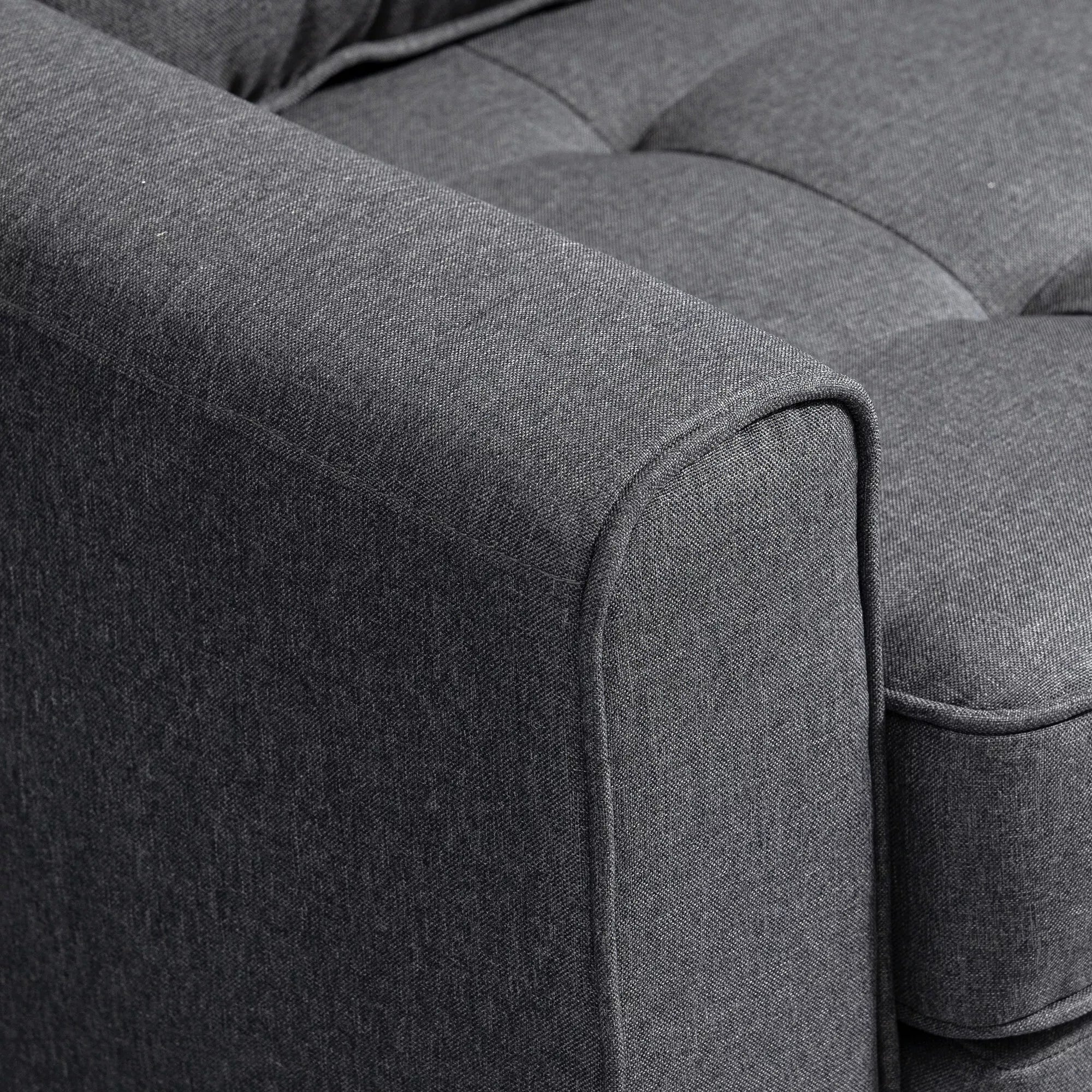 Miegamoji sofa su patalynės dėže, pilka, 147,5 x 75 x 85 cm