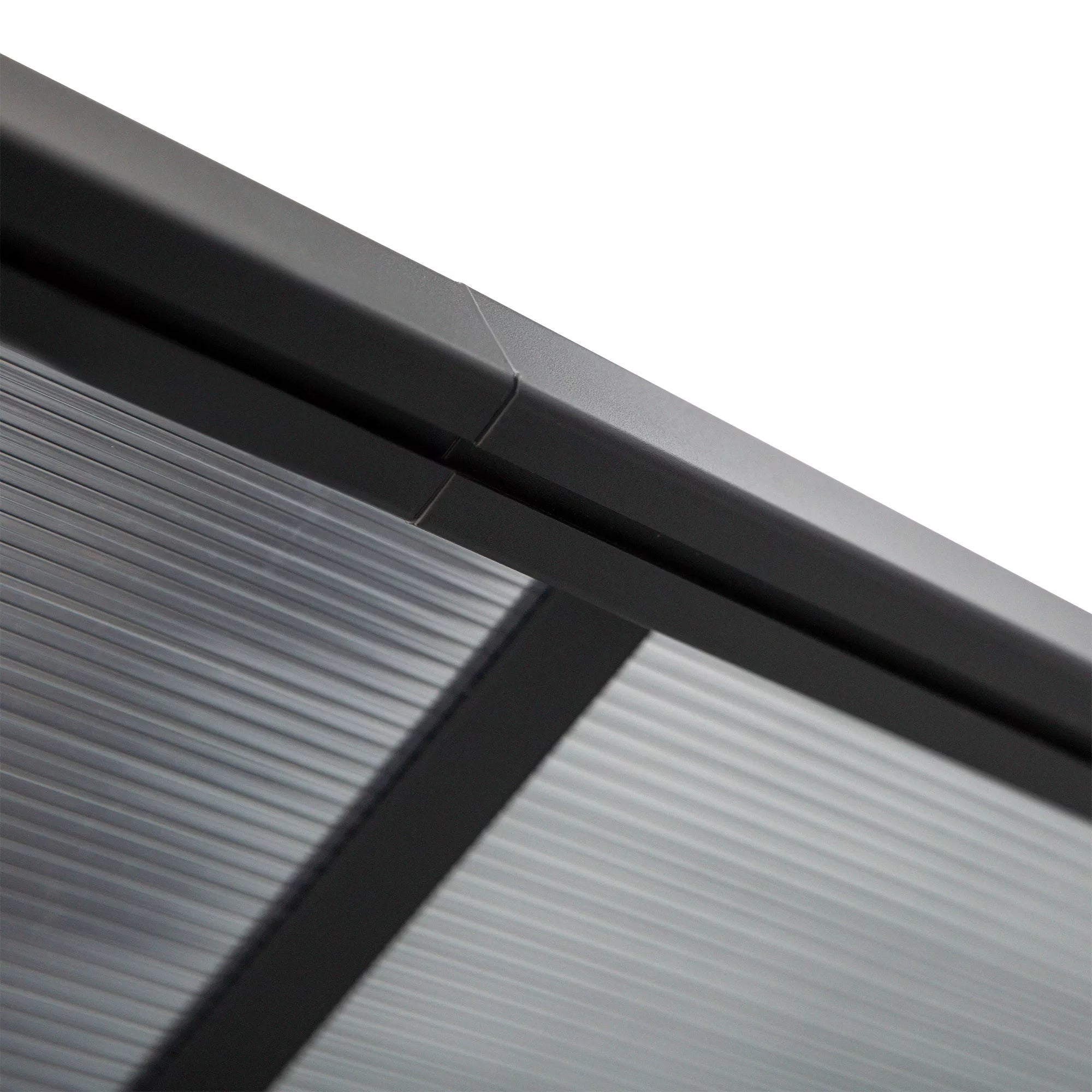 Pergola paviljonas  4,35 x 3,02 m Sodo paviljonas Stogas Palapinė 231–250 cm aukščio reguliavimas Apsauga nuo saulės Terasos stogas Prikabinamas paviljonas Aliuminis Pilkas