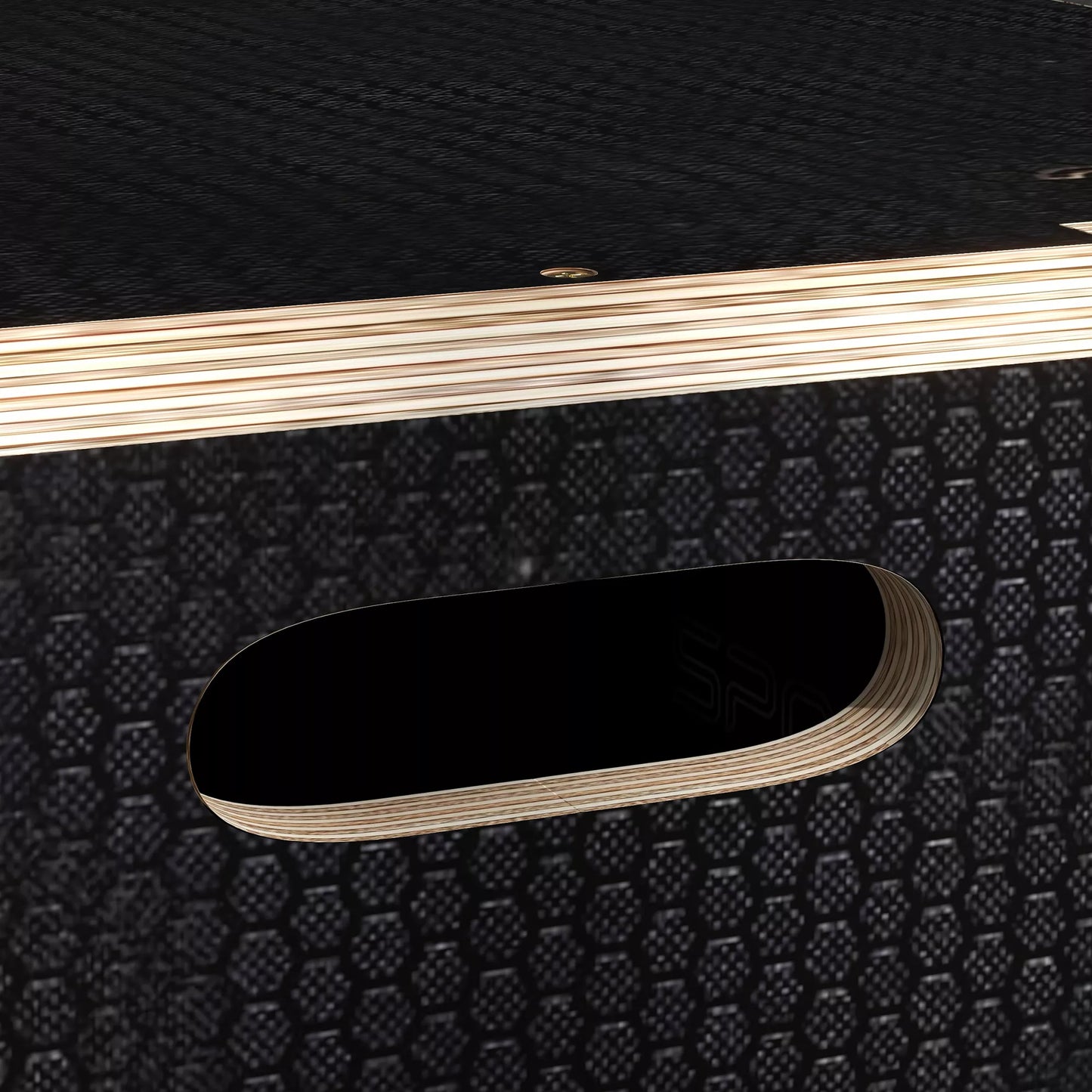 Plyo-Box/šokimo dėžė, tvirta, 61 x 51 x 41 cm, juoda, rankena 10x3,5 cm, iki 120 kg