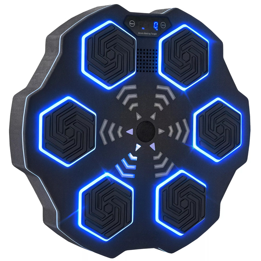 Muzikos grotuvas su Bluetooth, tvirtinamas prie sienos, 9 greičiai ir režimai, LED apšvietimas, juodas