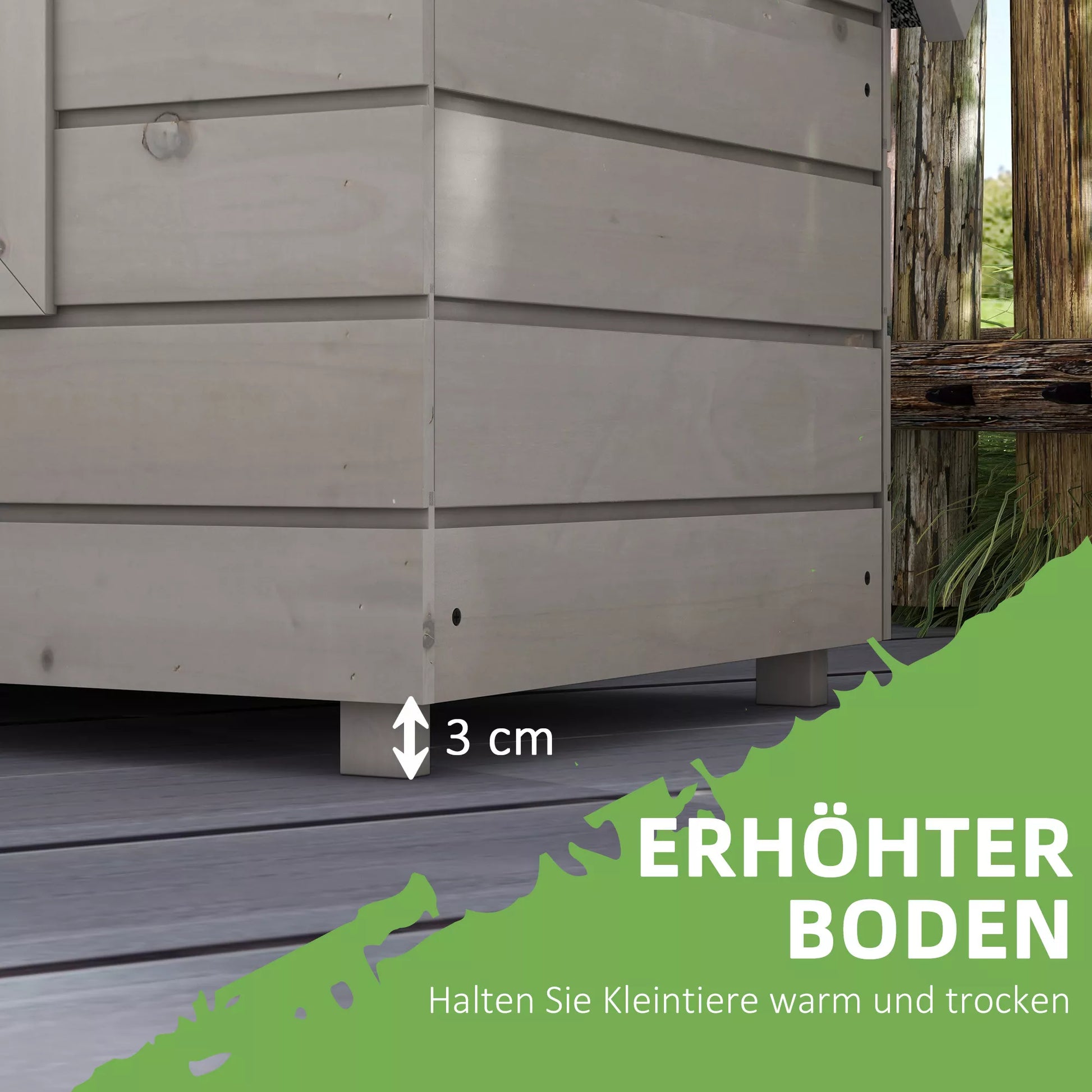 Medinis kačių namelis, atsparus vandeniui, su asbestiniu stogu, atverčiamu dangčiu, langu, atsparus žiemai, apsauginis namelis, kačių urvas, lauko kačių dėžė sodui, balkonui, laukui, 87 x 52 x 44 cm, pilkos spalvos