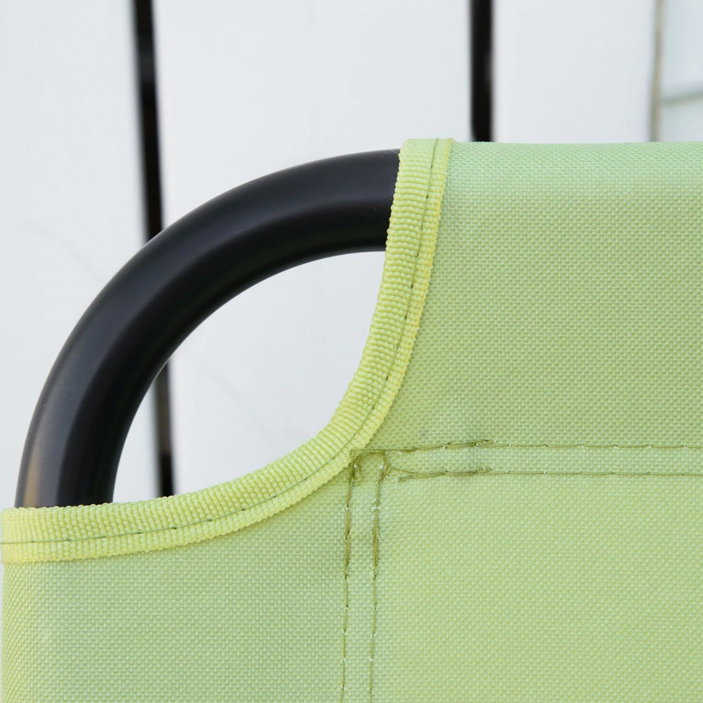 Dvivietė sulankstoma kempingo kėdė su puodelių laikikliu, 141 x 67 x 80 cm, žalia