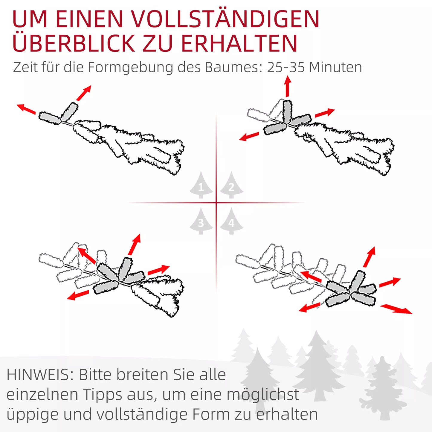 Dirbtinė Kalėdų eglutė, 1,80 m, su 523 šakomis, padengta dirbtiniu sniegu, natūraliai atrodanti, lieknos formos