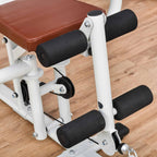 Daugiafunkcė treniruoklių stotelė su svoriais, iki 120 kg, balta