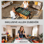 Daugiafunkcinis žaidimų stalas 5-in-1, 134 x 108 x 144 cm, riešutmedžio spalvos