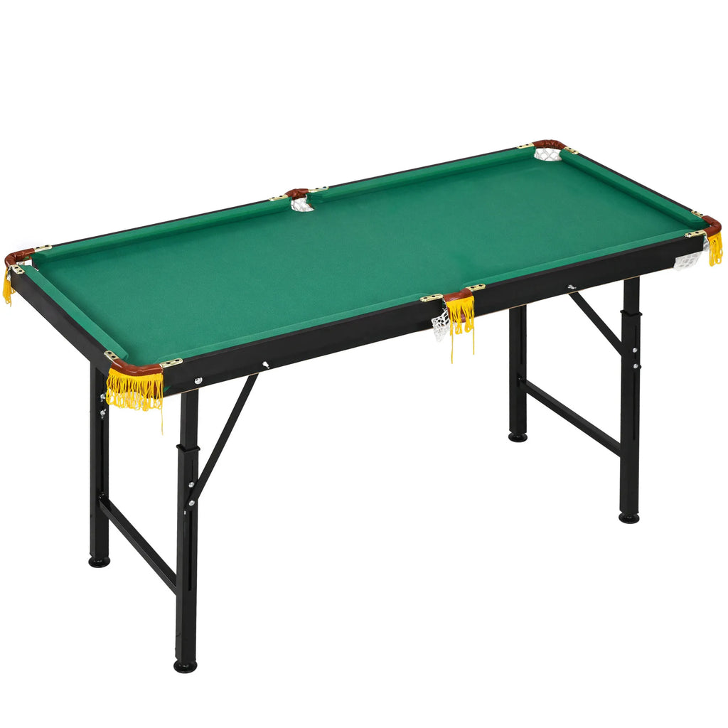 Daugiafunkcis žaidimų stalas Best Sporting 2-in-1, reguliuojamas, 140x63 cm, mėlynas/žalias