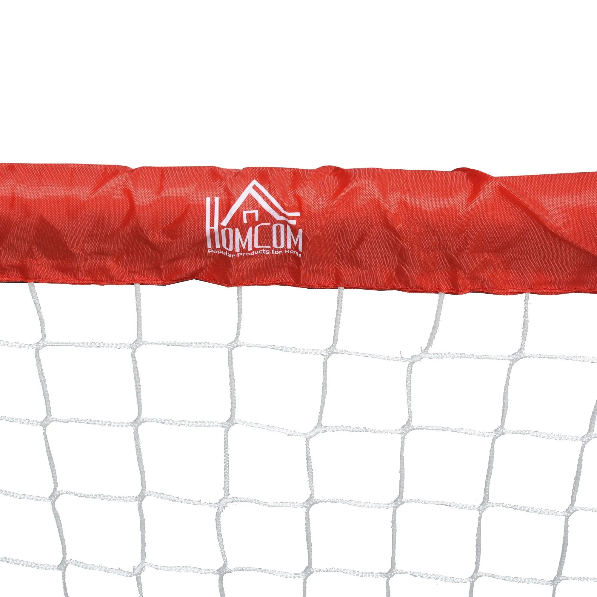 Futbolo vartų rinkinys, 2 sulankstomi mini vartai, metalinis rėmas, įskaitant įrankius, 90 x 36 x 60 cm, raudoni