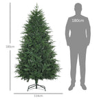 Dirbtinė eglutė 180 cm, 4030 šakelių, žalia