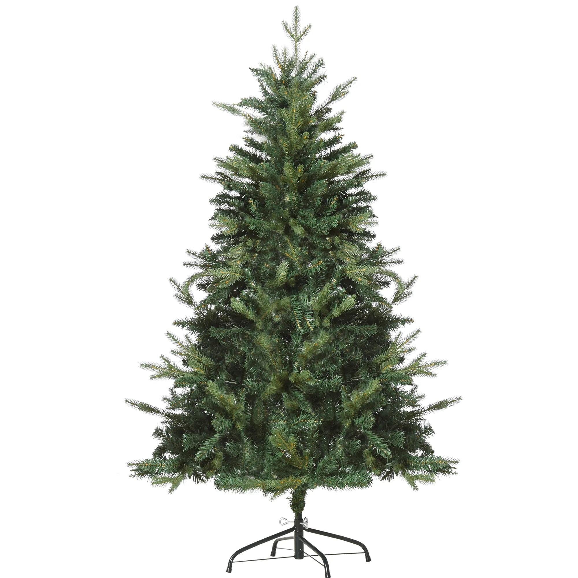 Dirbtinė kalėdinė eglutė, 150 cm, 946 šakelių viršūnėlės, su metaliniu stovu