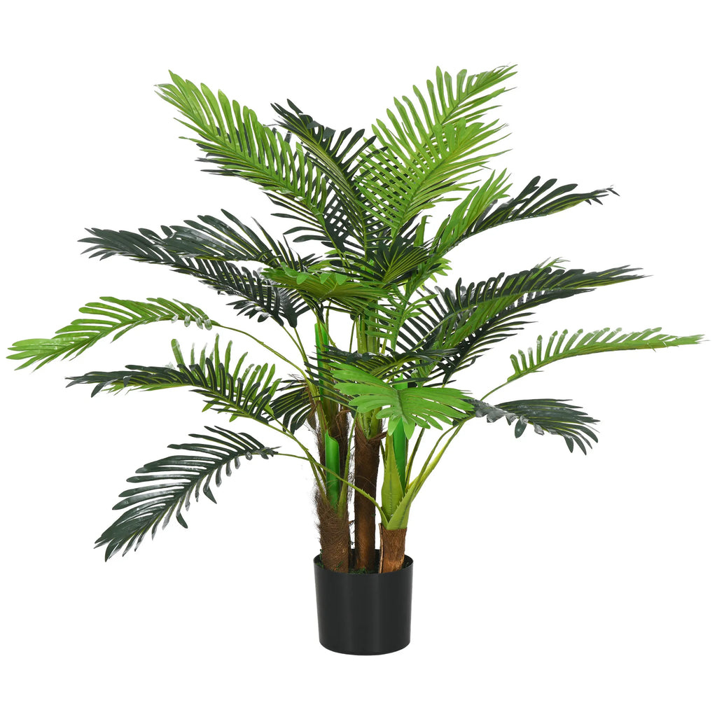 Dirbtinė palmė, 1 m, su vazonu, žalia