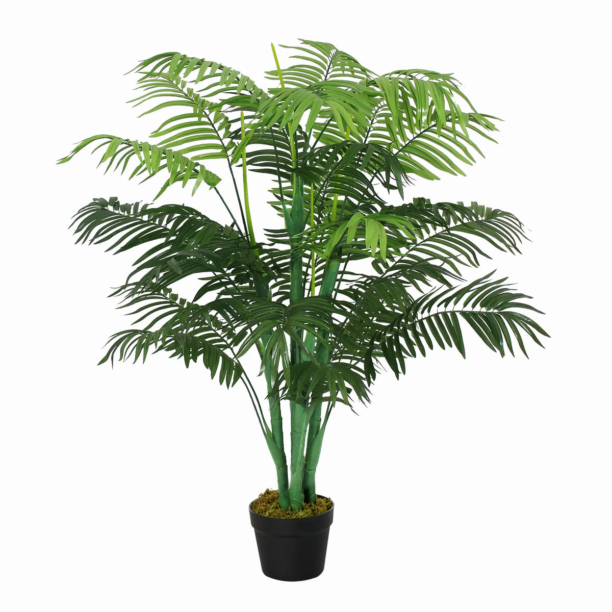 Dirbtinė palmė, 125 cm, su vazonu, žalia