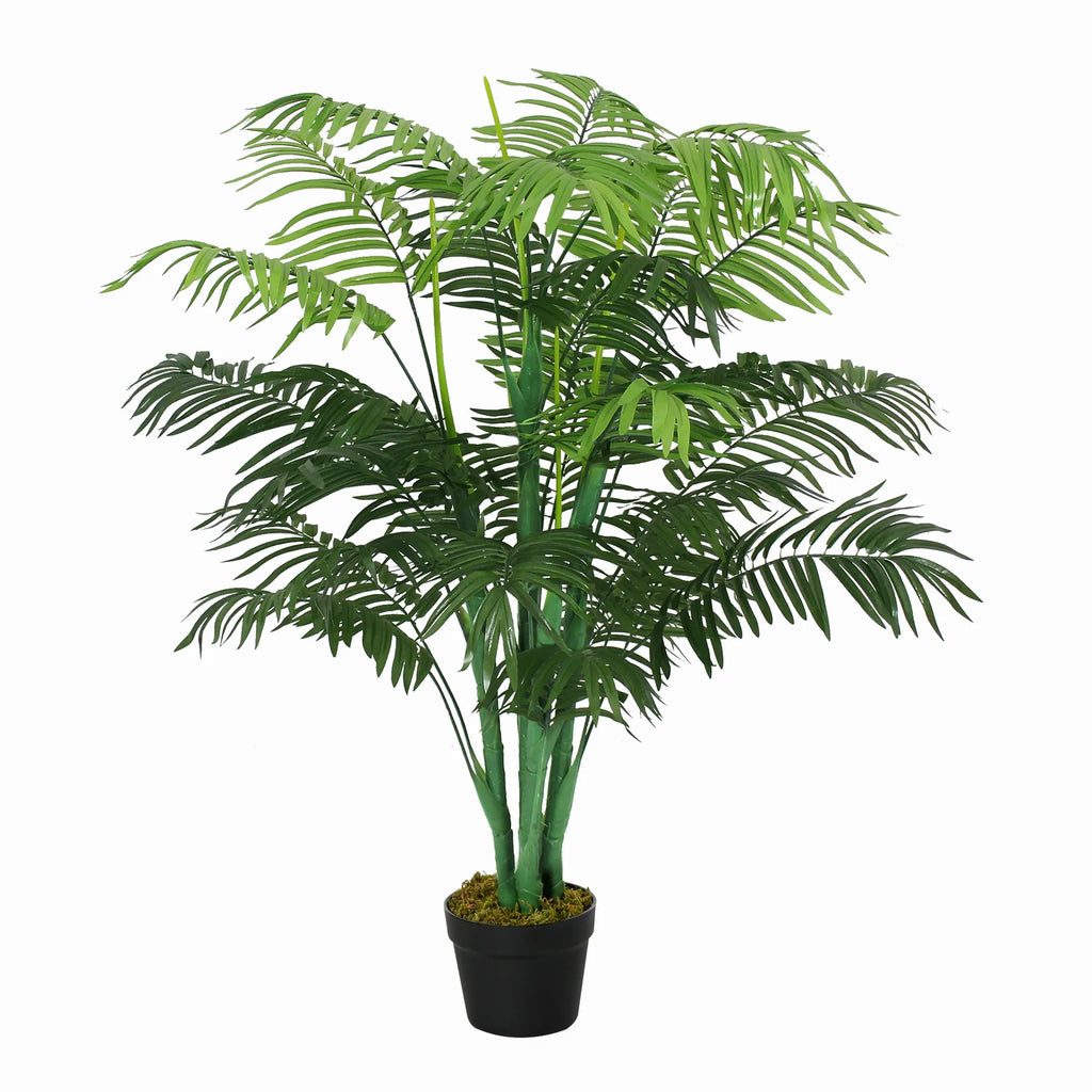 Dirbtinė palmė, 125 cm, su vazonu, žalia