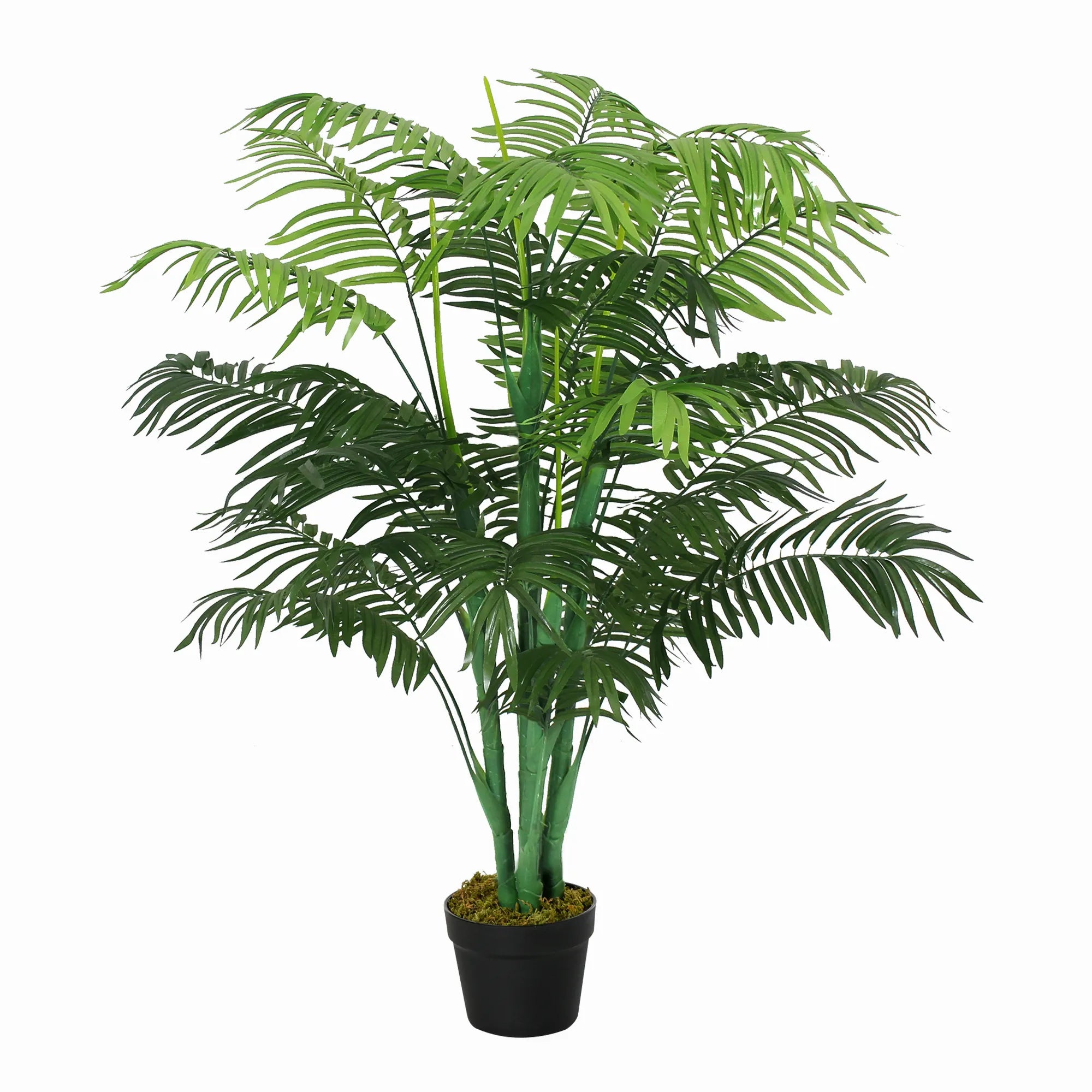 Dirbtinė palmė, 125 cm, su vazonu, žalia