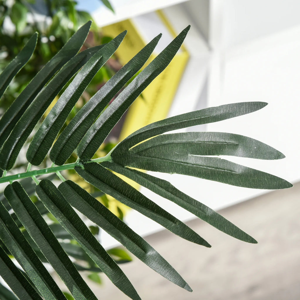 Dirbtinė palmė, 125 cm, su vazonu, žalia
