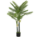 Dirbtinė palmė, 150 cm aukščio dekoratyvinė kambarinė gėlė, žalia