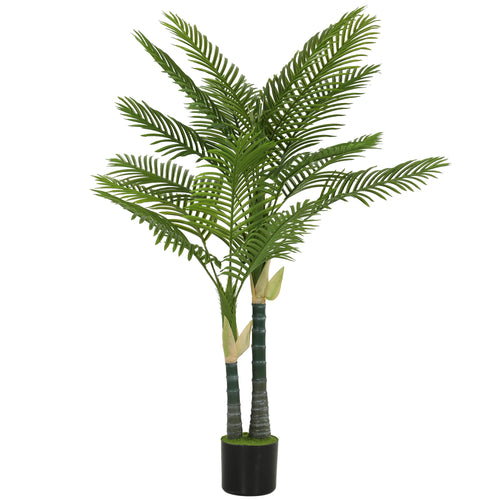 Dirbtinė palmė, 150 cm aukščio dekoratyvinė kambarinė gėlė, žalia