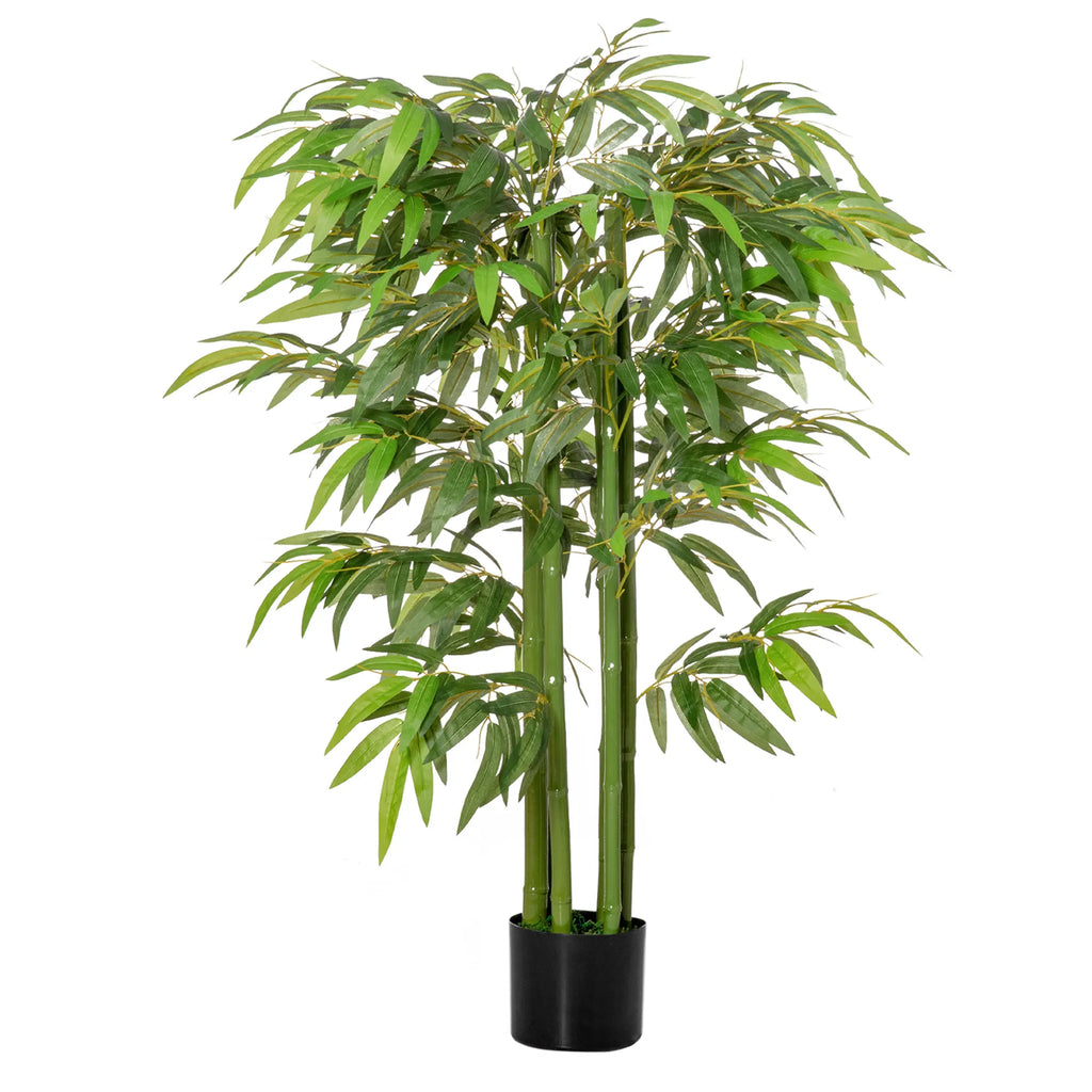 Dirbtinis bambukas vazone, 140 cm, žalias