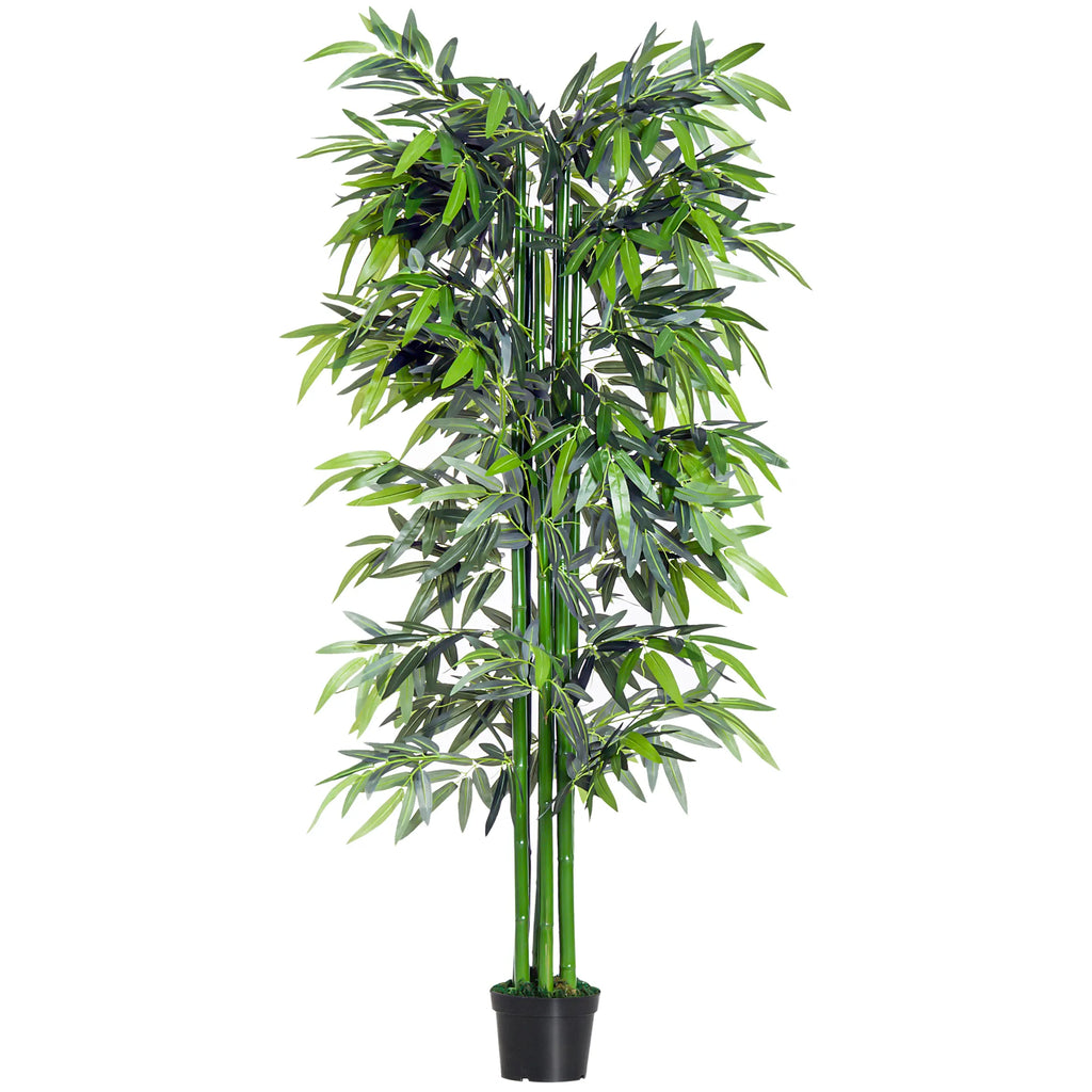 Dirbtinis bambukas vazone, 180 cm, žalia