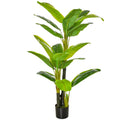 Dirbtinis bananas 150 cm su vazonu, žalias