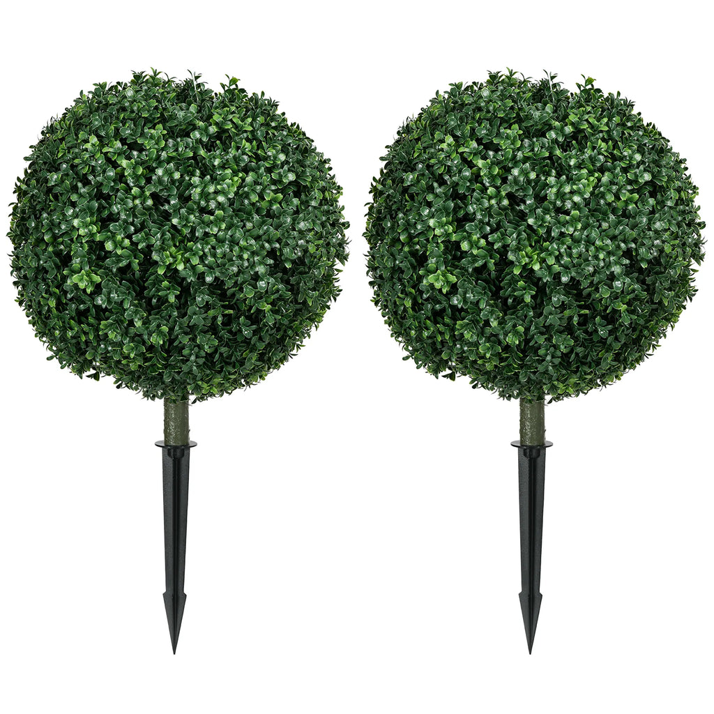 Dirbtinis buksmedis 70 cm, 2 vnt., žalias