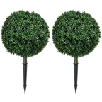 Dirbtinis buksmedis 70 cm, 2 vnt., žalias
