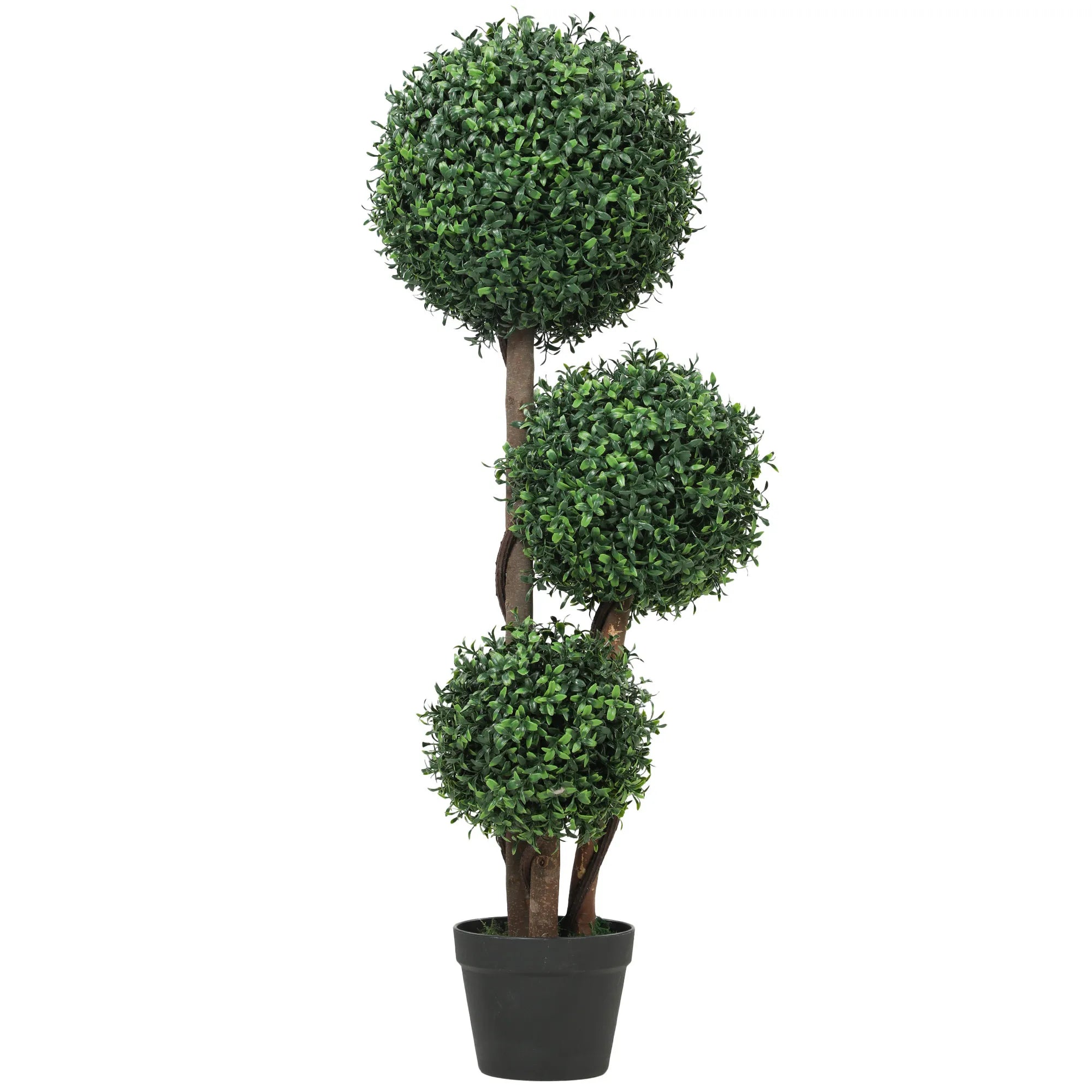 Dirbtinis buksmedis dekoratyvinis, 100 cm, žalias