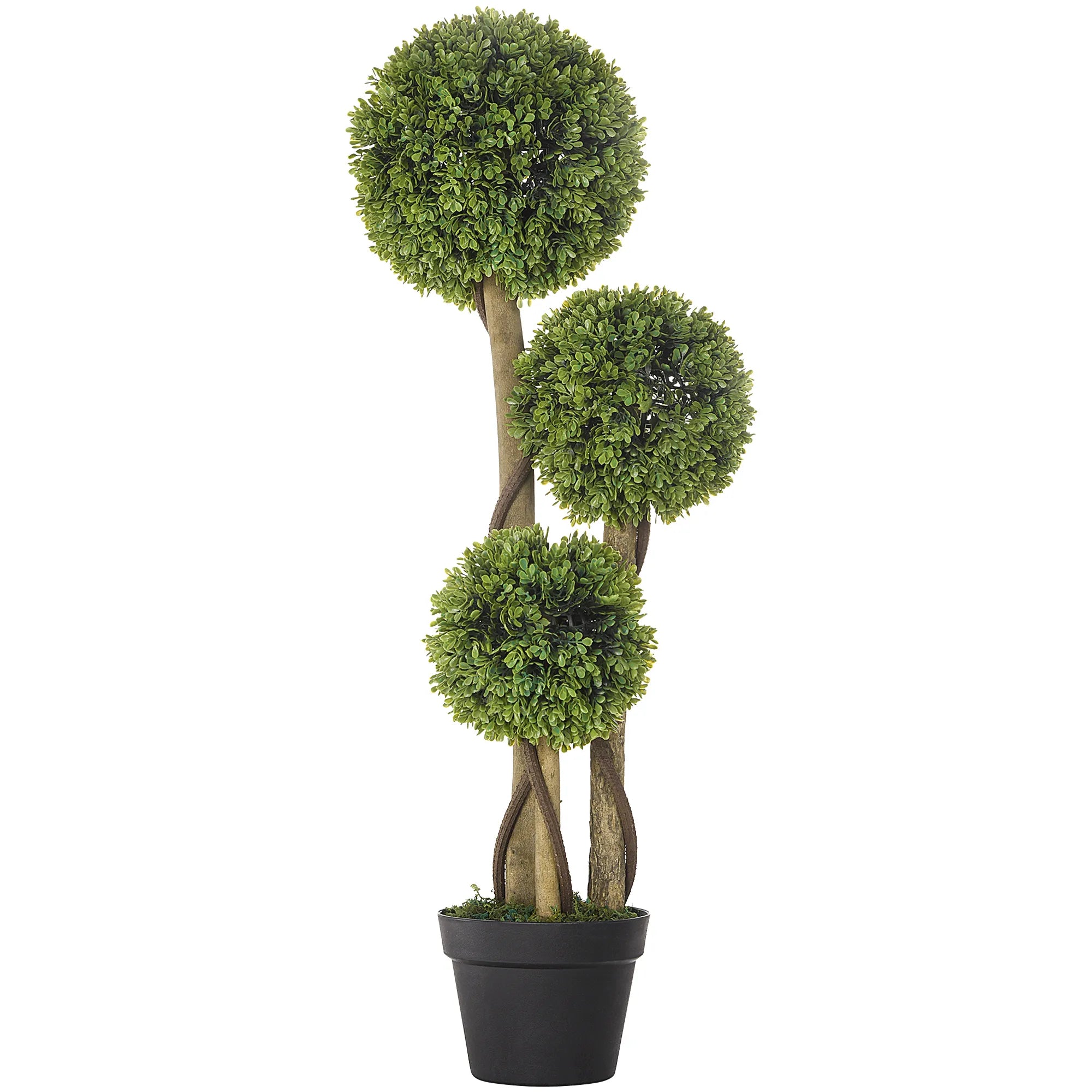 Dirbtinis buksmedis vazone 90 cm žalias