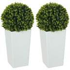 Dirbtinis eukaliptas rutulio formos 65 cm, 2 vnt., žalias