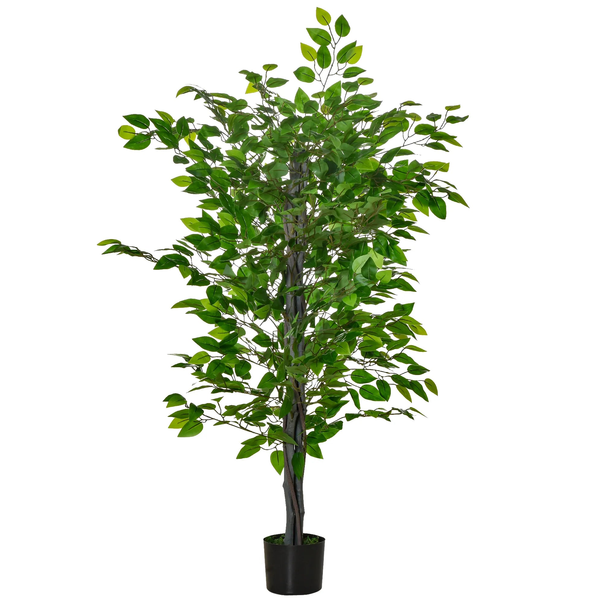 Dirbtinis fikusas, 135 cm aukščio, žalias