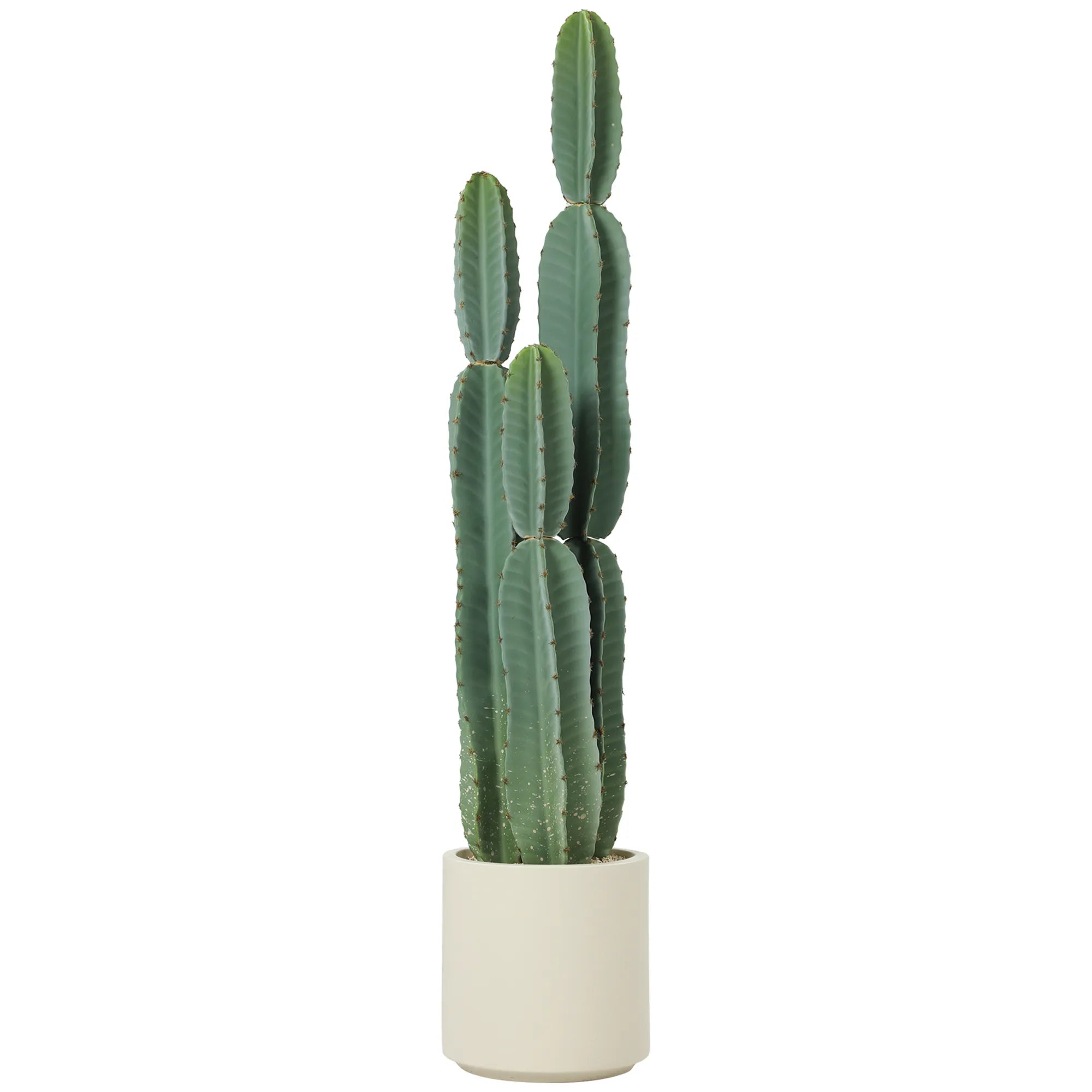 Dirbtinis kaktusas vazone 111 cm, žalias