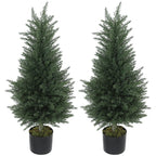 Dirbtinis kiparisas, 90 cm, 2 vnt., žalias