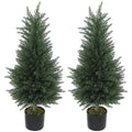 Dirbtinis kiparisas, 90 cm, 2 vnt., žalias