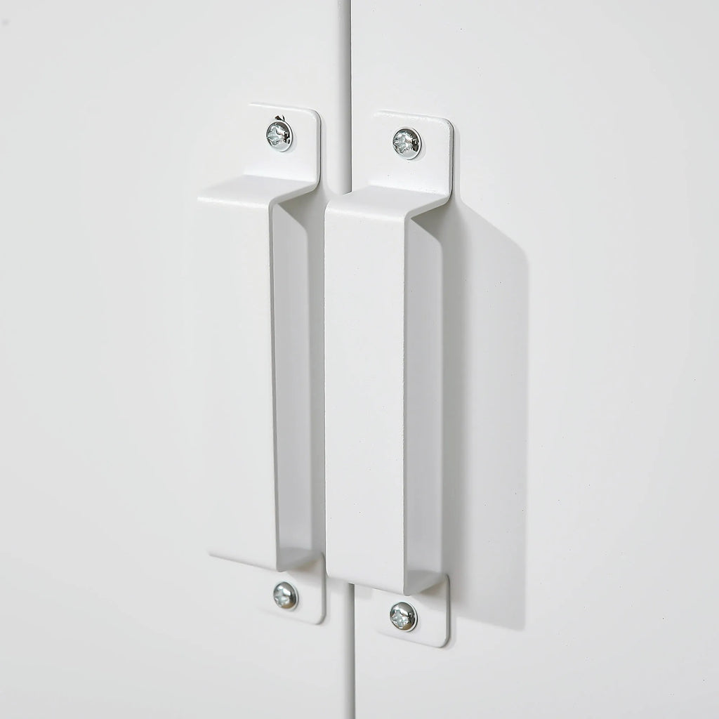 Dokumentų spinta Metalinė spinta Daugiafunkcinė spinta su magnetinėmis dvigubomis durimis 75 x 33 x 110 cm Balta