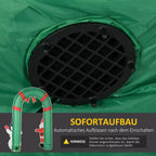 Kalėdinė dekoracija – pripučiama arka su Kalėdų Seneliu ir sniego seniu