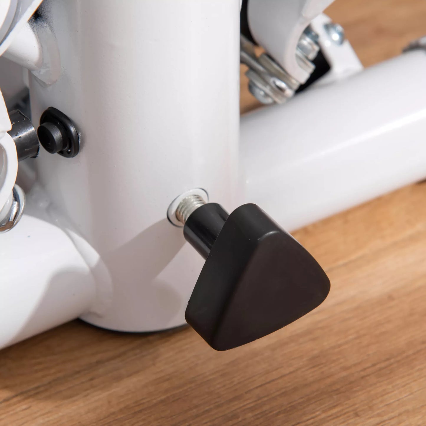 Namų treniruoklis-steperis su LCD ekranu, reguliuojamas greitis, metalas, ABS, 55 x 53 x 118–128 cm