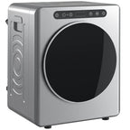 Drabužių džiovyklė 1000 W, kompaktiška, 5 kg, sidabrinė