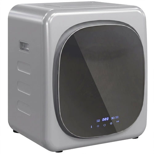 Drabužių džiovyklė, 2,5 kg, 800 W, su išmaniuoju režimu, sidabrinė