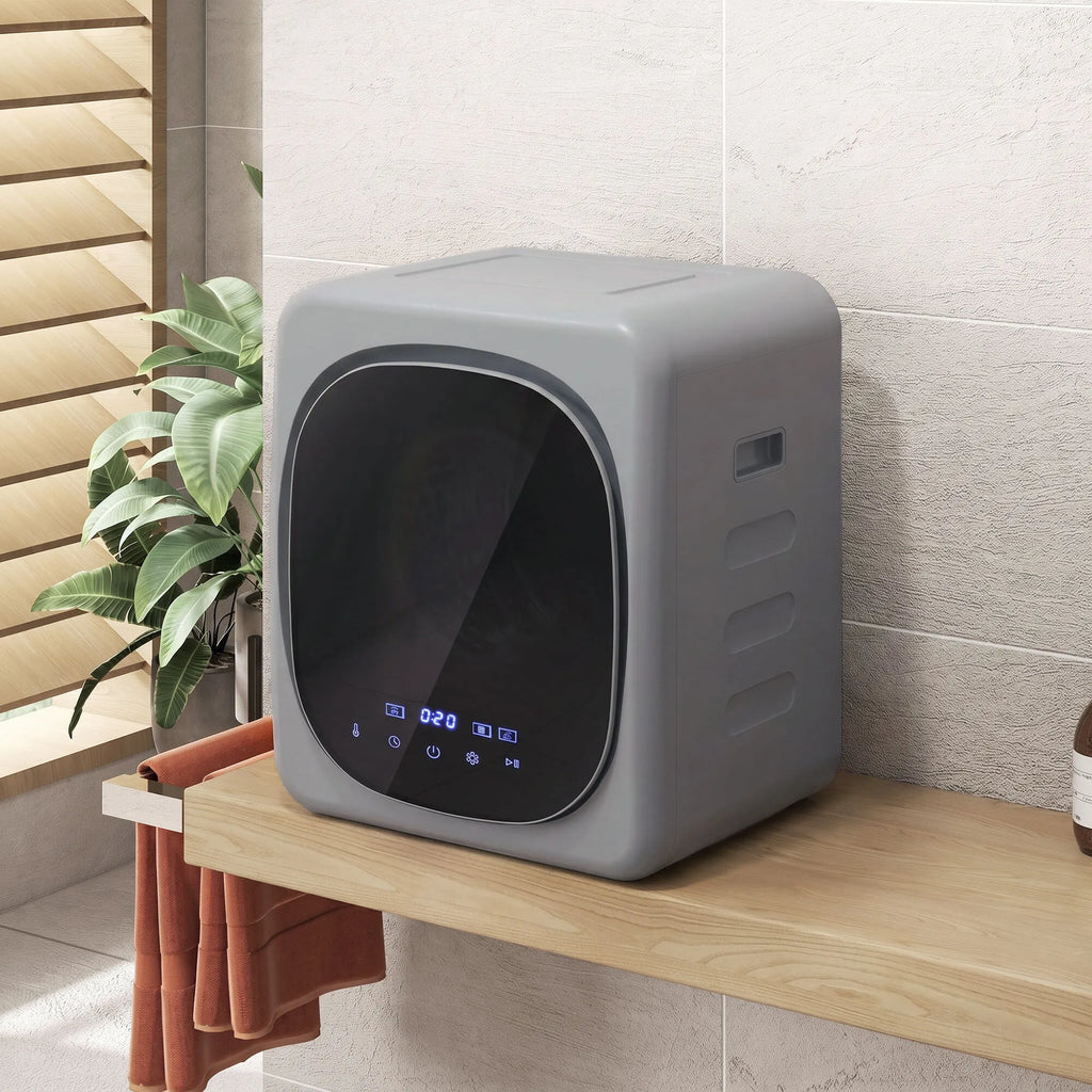 Drabužių džiovyklė, 2,5 kg, 800 W, su išmaniuoju režimu, sidabrinė