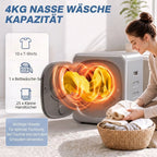 Drabužių džiovyklė, 2,5 kg, 800 W, su išmaniuoju režimu, sidabrinė