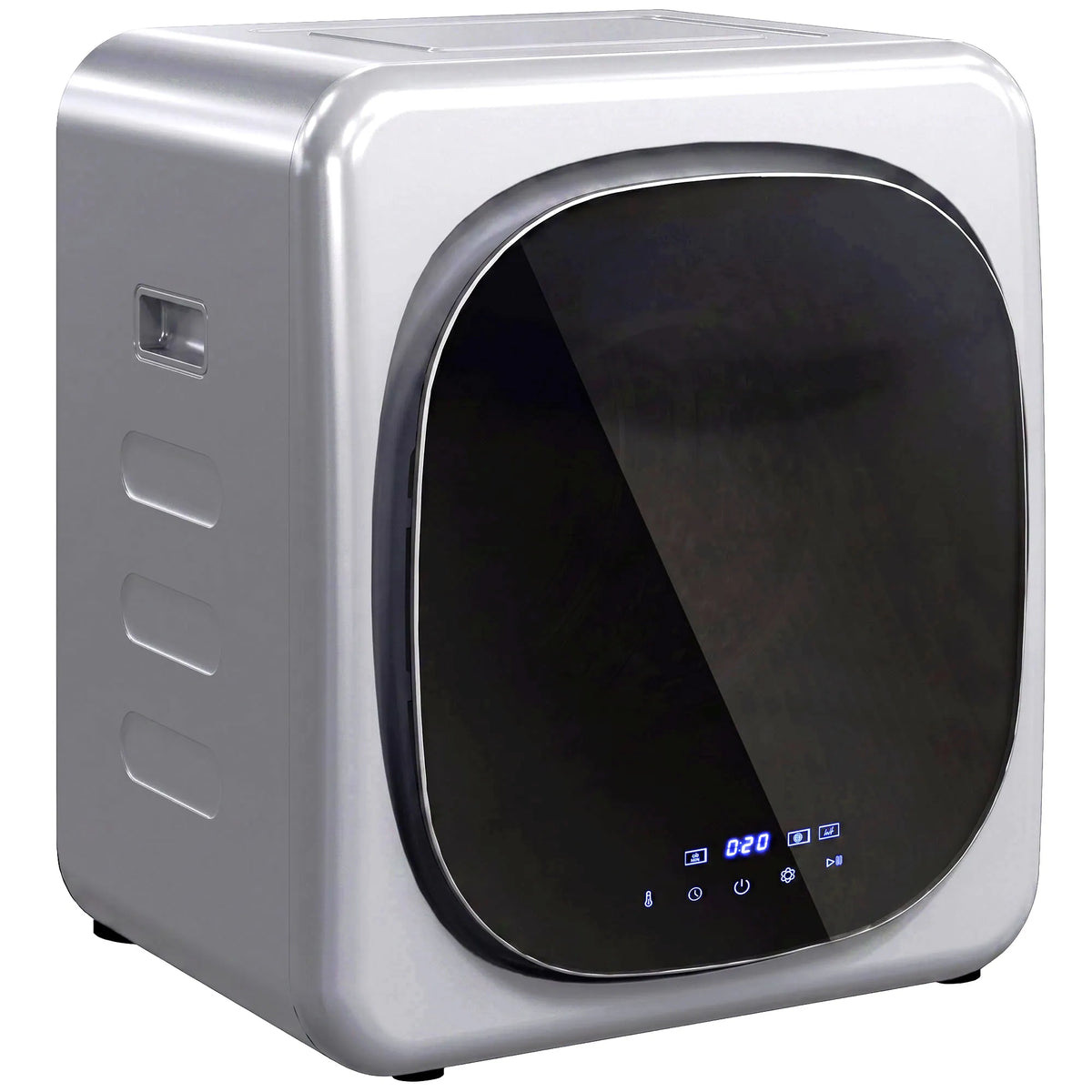 Drabužių džiovyklė, 2,5 kg, 800 W, su išmaniuoju režimu, sidabrinė