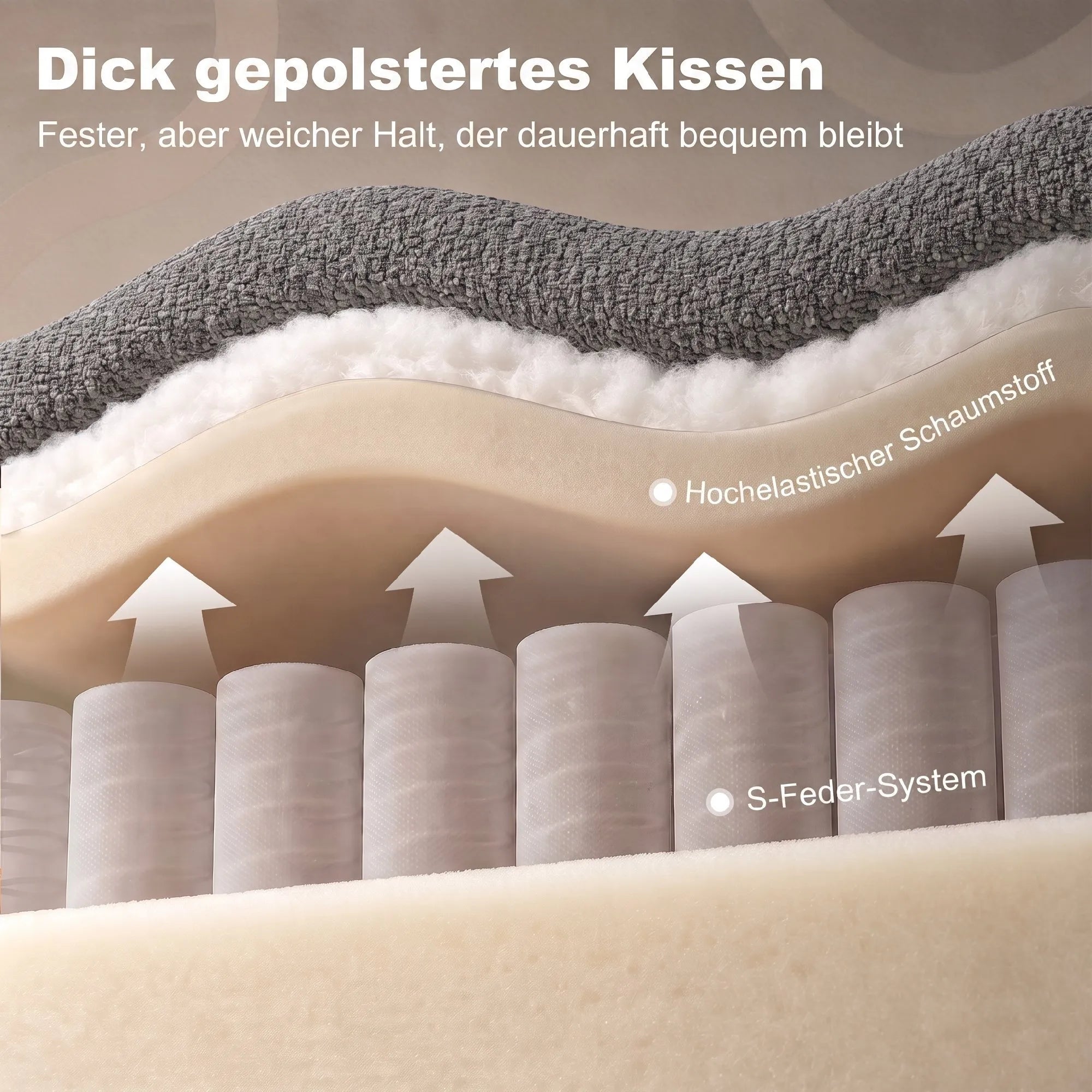 Dvivietė išskleidžiama sofa 4-in-1, pilka
